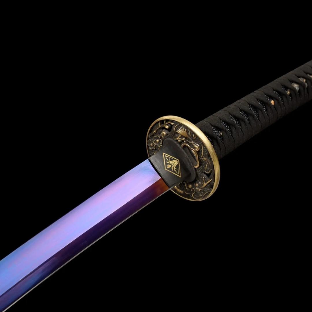 Katana Lama Viola - dettaglio dell'incisione