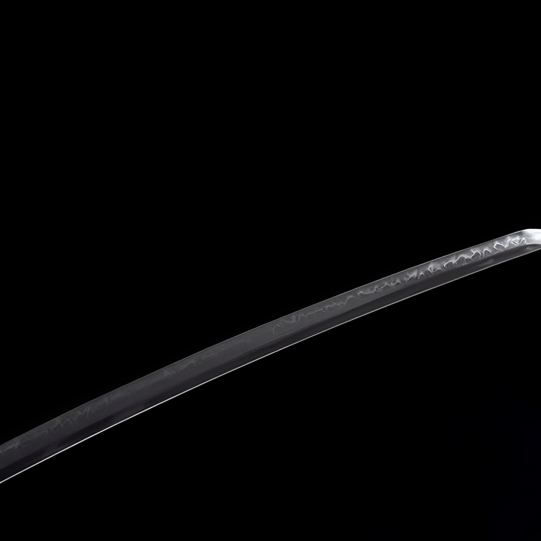 Katana Ouryu (Acciaio T10 Damasco & Hamon Autentico) - dettaglio aggiuntivo