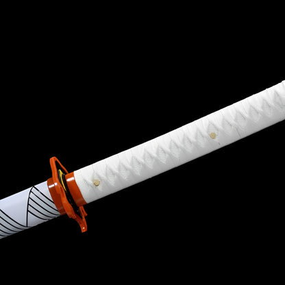 Katana Rengoku (Demon Slayer) - saya e impugnatura