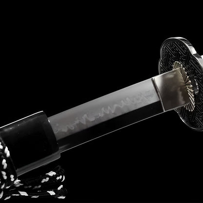 Katana Shirokuro (Acciaio T10 & Hamon) - dettaglio aggiuntivo