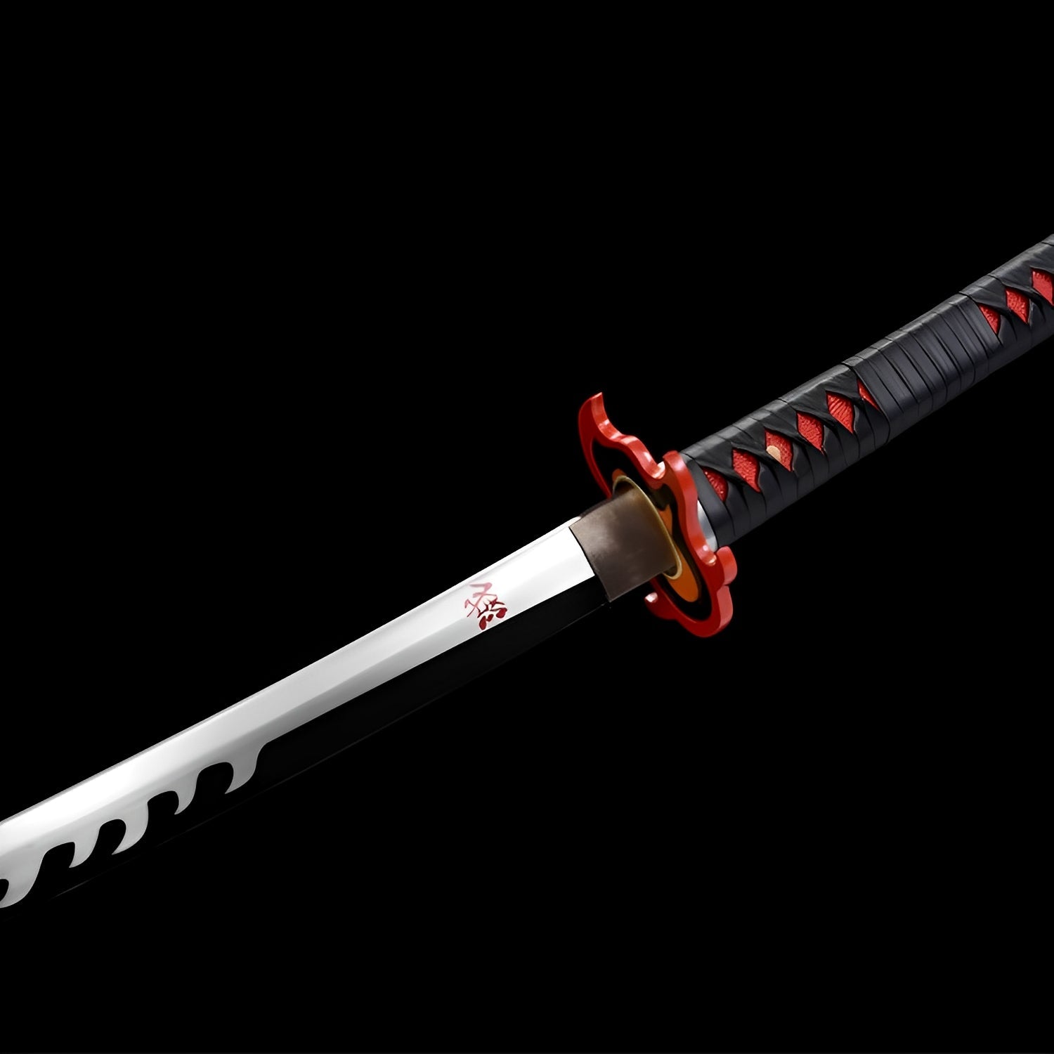 Katana Tanjiro (Demon Slayer) - saya e impugnatura