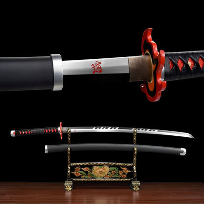Katana Tanjiro (Demon Slayer) - vista principale su supporto