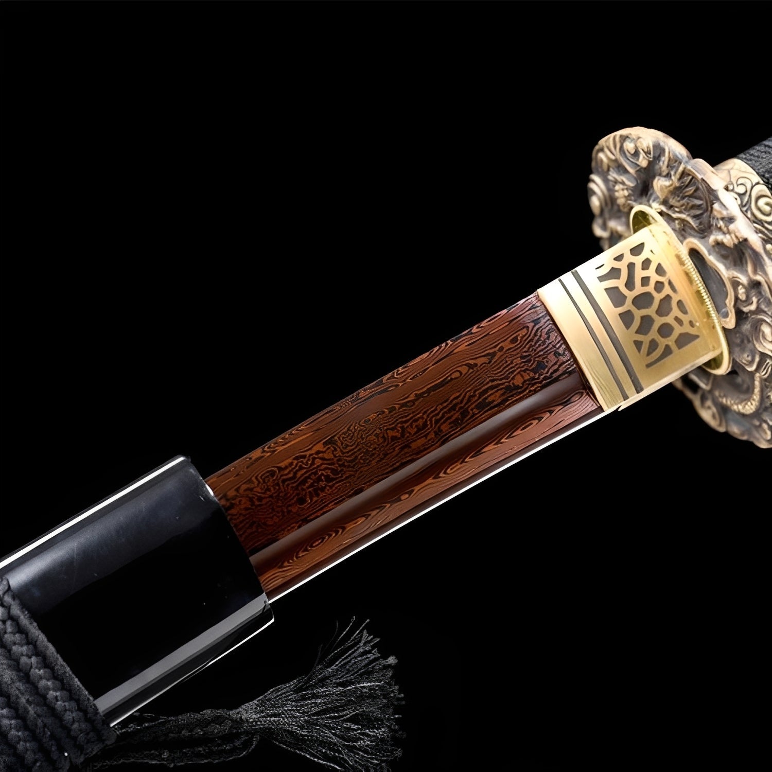 Katana Kiso Hida - tsuba e finiture