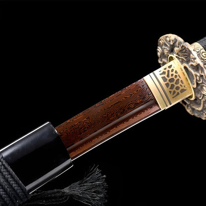 Katana Kiso Hida - tsuba e finiture