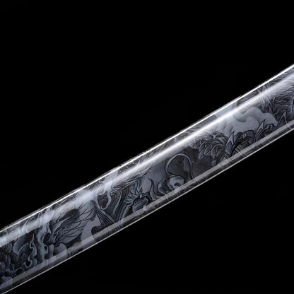 Katana Kurojin Raikiba - set completo in esposizione