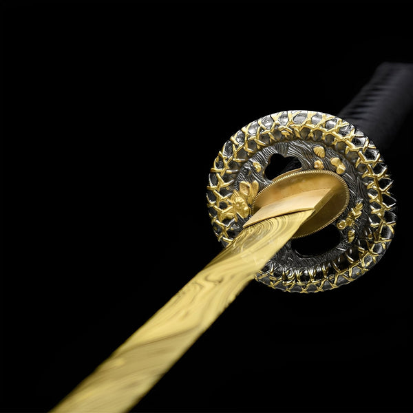 Katana Oro Fuso – - tsuba e finiture