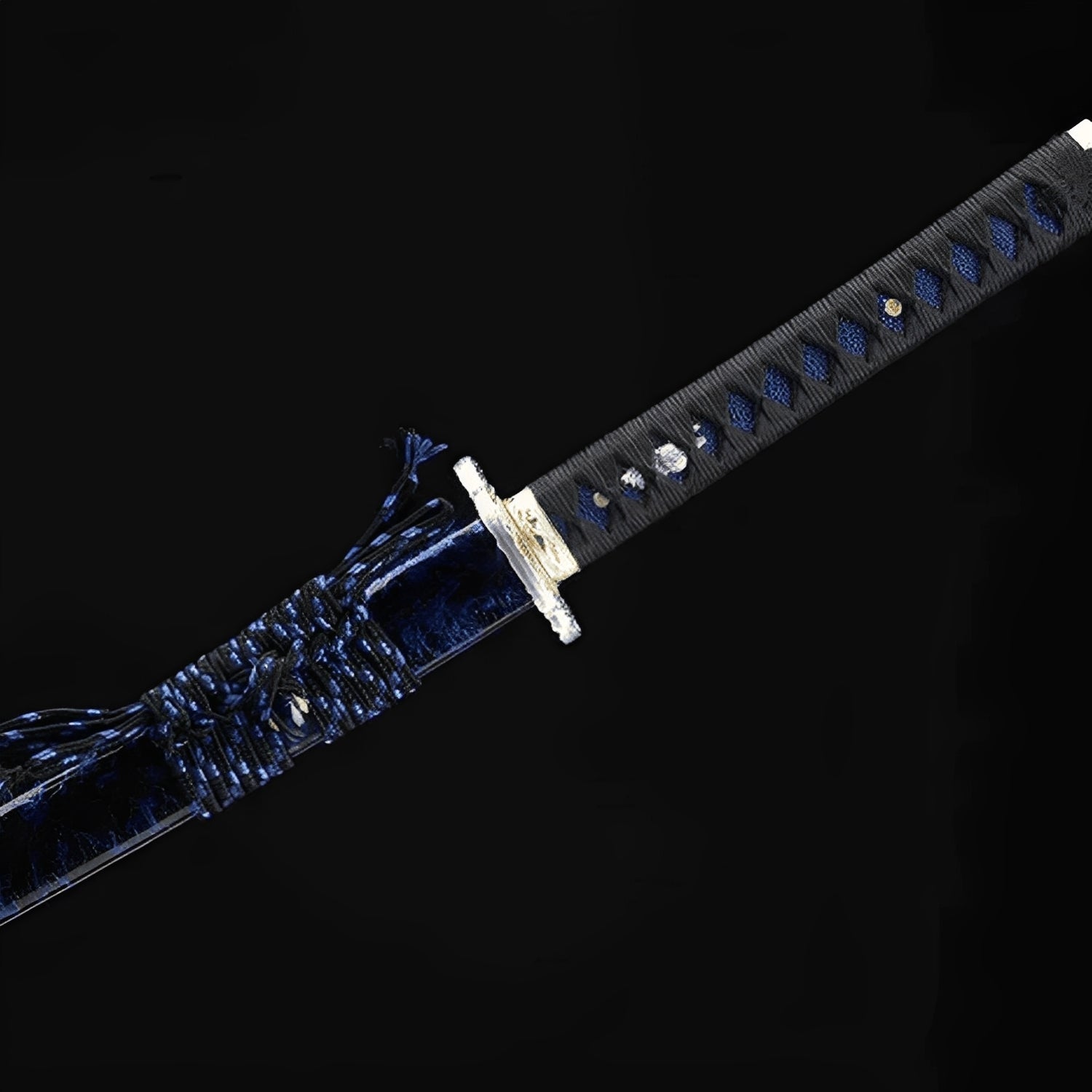 Katana Acqua Notturna – - tsuba e finiture
