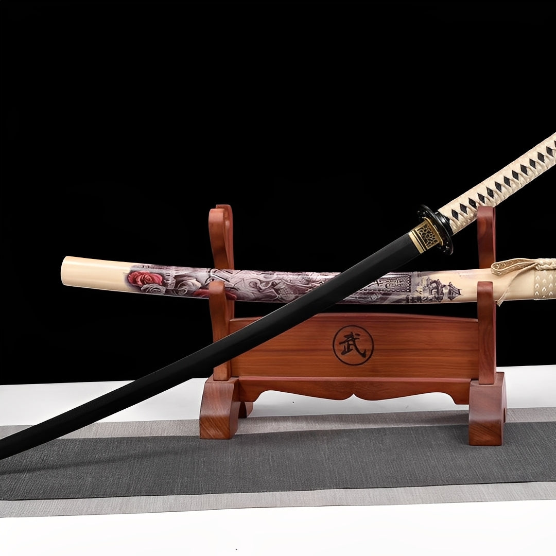 Katana Ossidiana - dettaglio dell'incisione