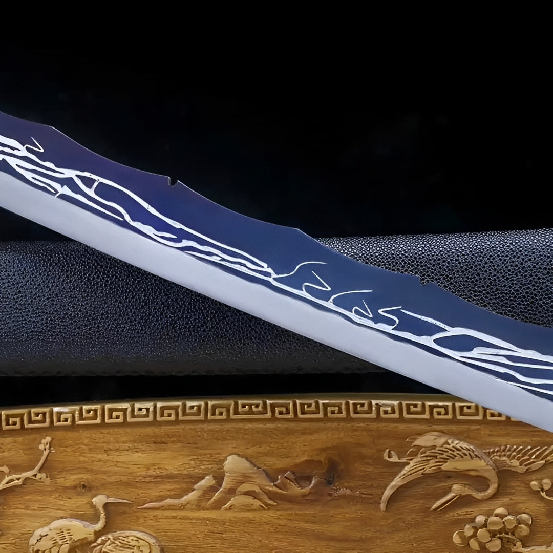 Katana Raisenga - dettaglio della lama