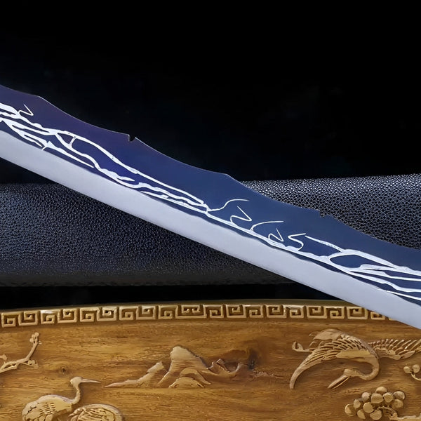 Katana Raisenga - dettaglio della lama