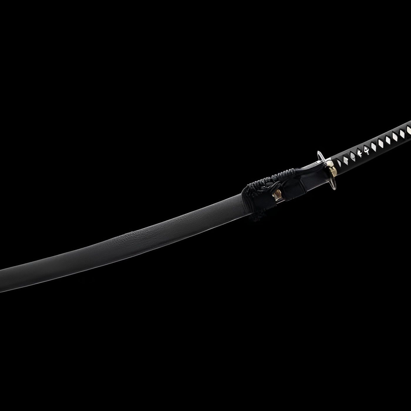 Katana Ryūjin (Acciaio T10 Damasco & Hamon Autentico) - dettaglio