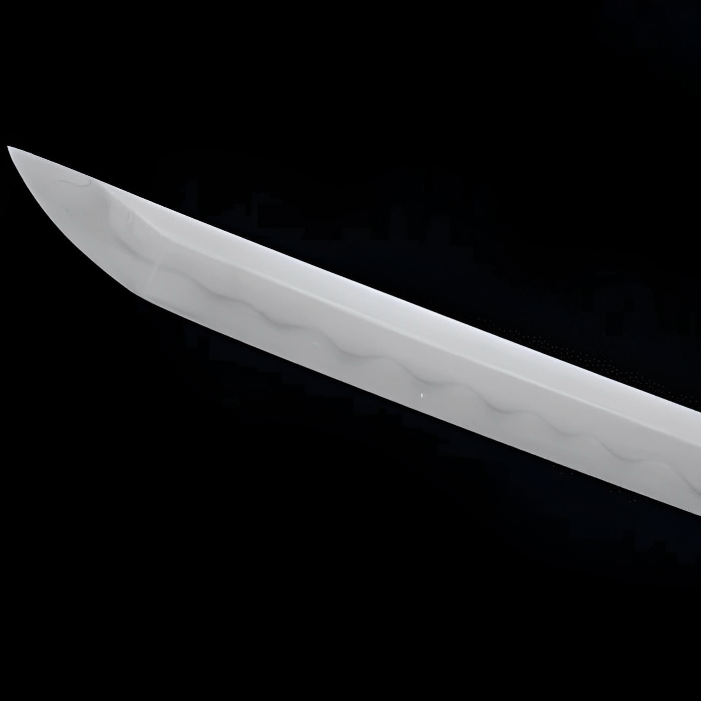 Katana Ryūjin (Acciaio T10 Damasco & Hamon Autentico) - tsuba e finiture