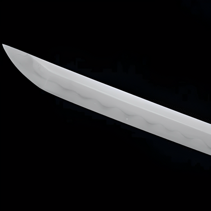 Katana Ryūjin (Acciaio T10 Damasco & Hamon Autentico) - tsuba e finiture