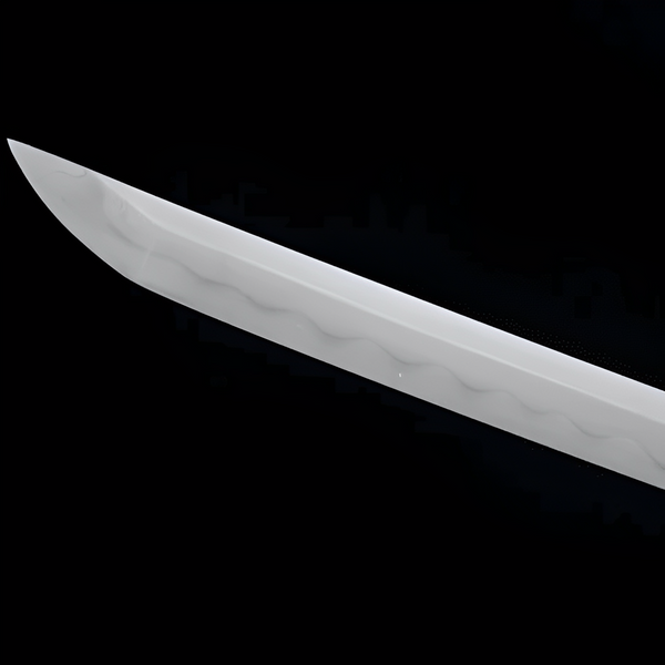 Katana Ryūjin (Acciaio T10 Damasco & Hamon Autentico) - tsuba e finiture