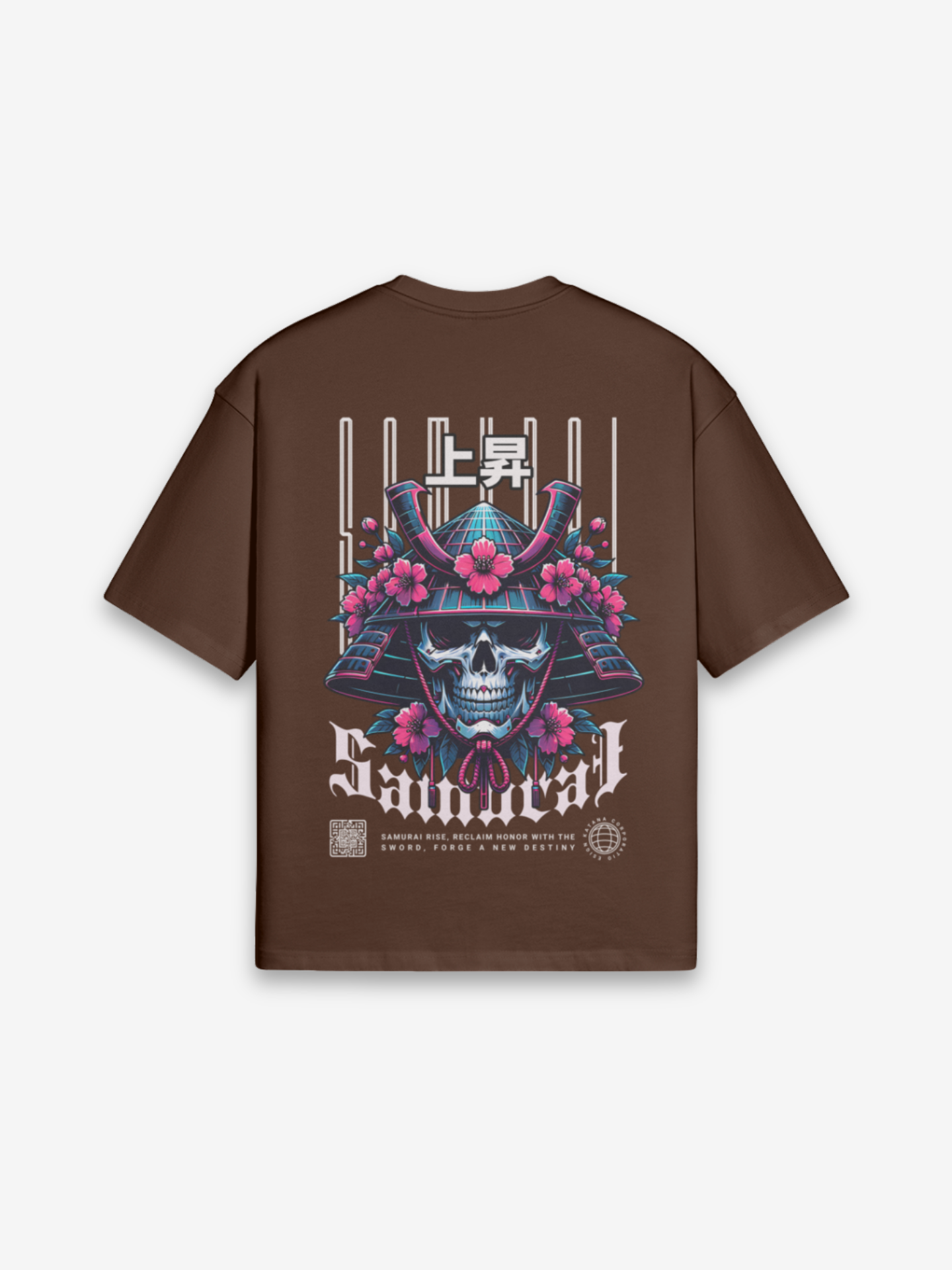 T-Shirt Samurai Head - dettaglio del design