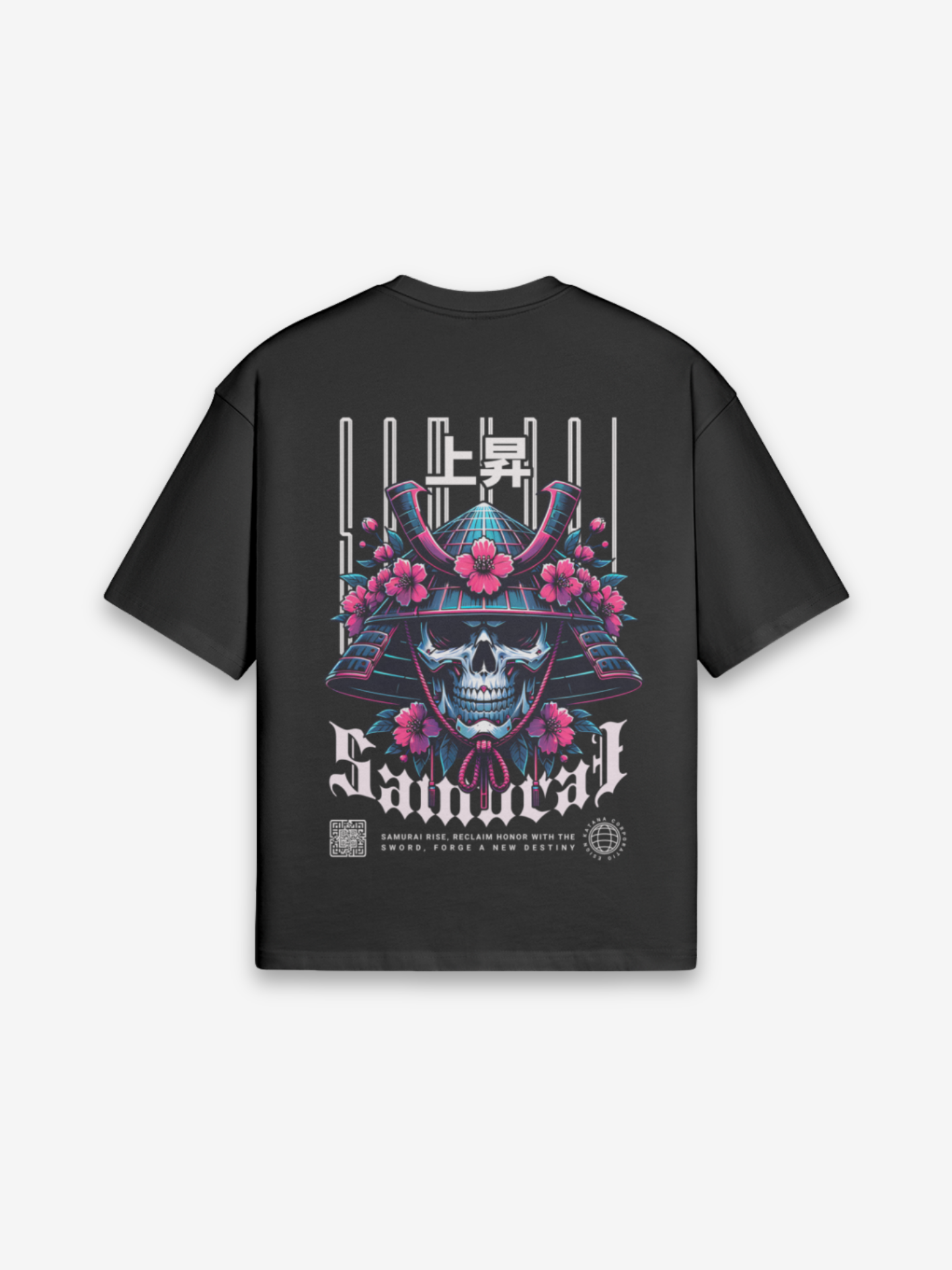 T-Shirt Samurai Head - fronte