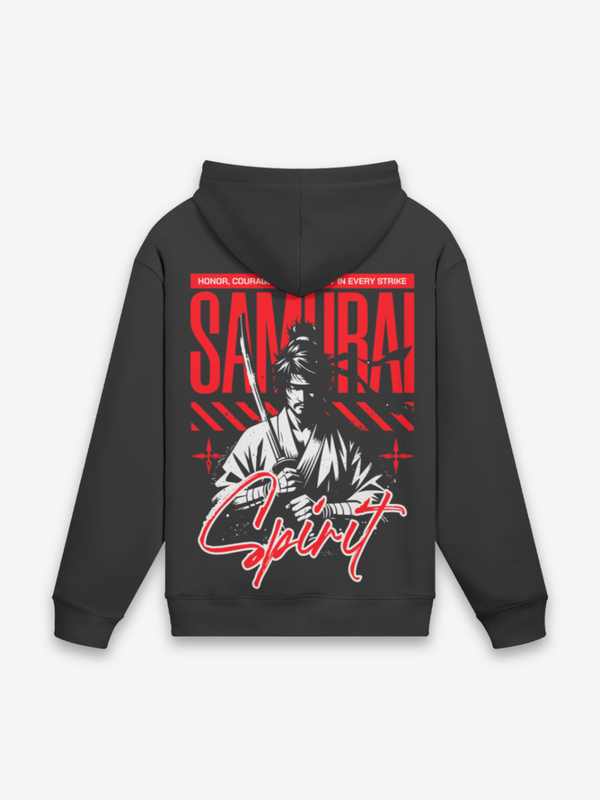 Felpa Samurai Spirit - dettaglio del design