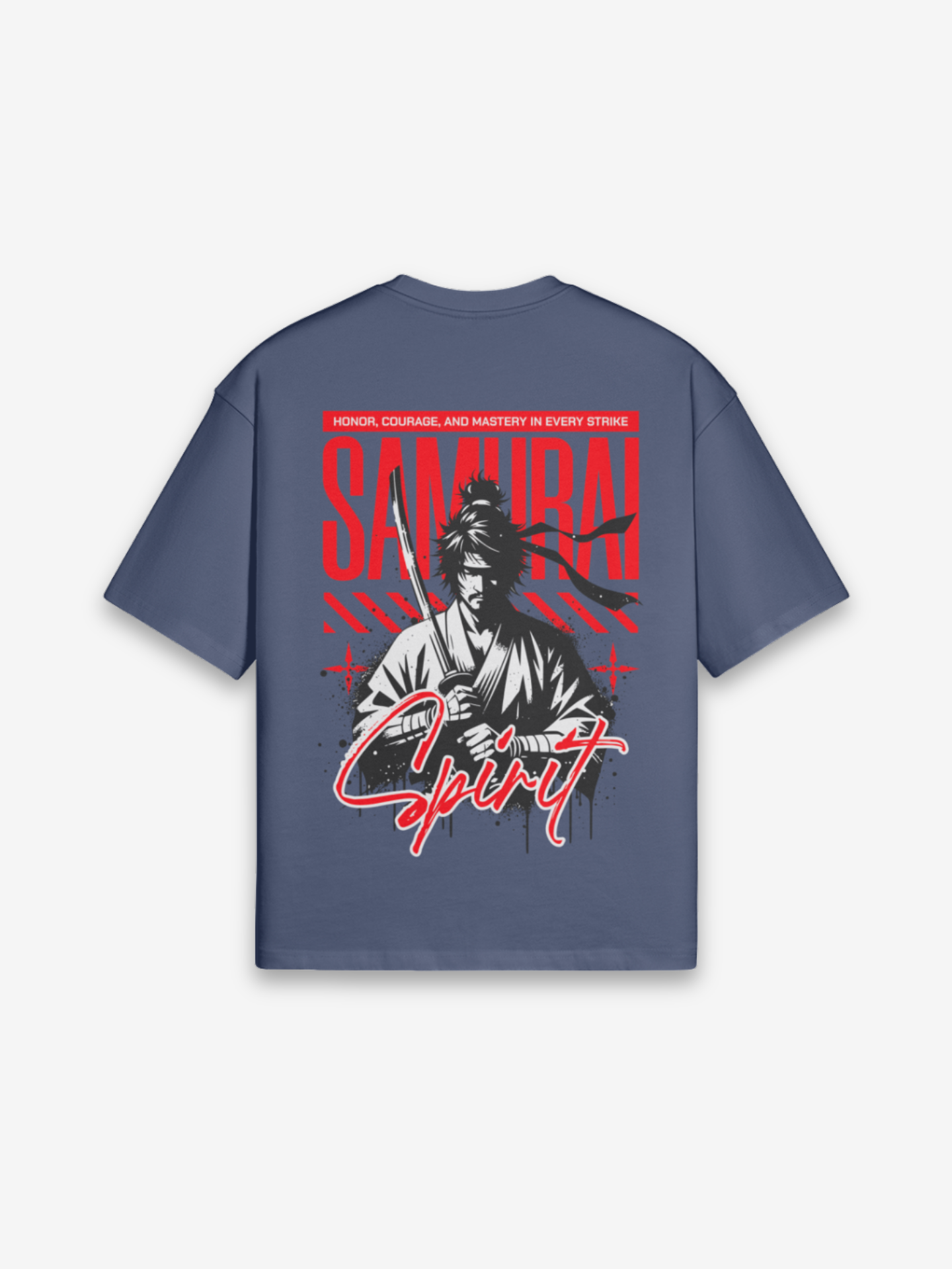 T-Shirt Samurai Spirit - dettaglio del design