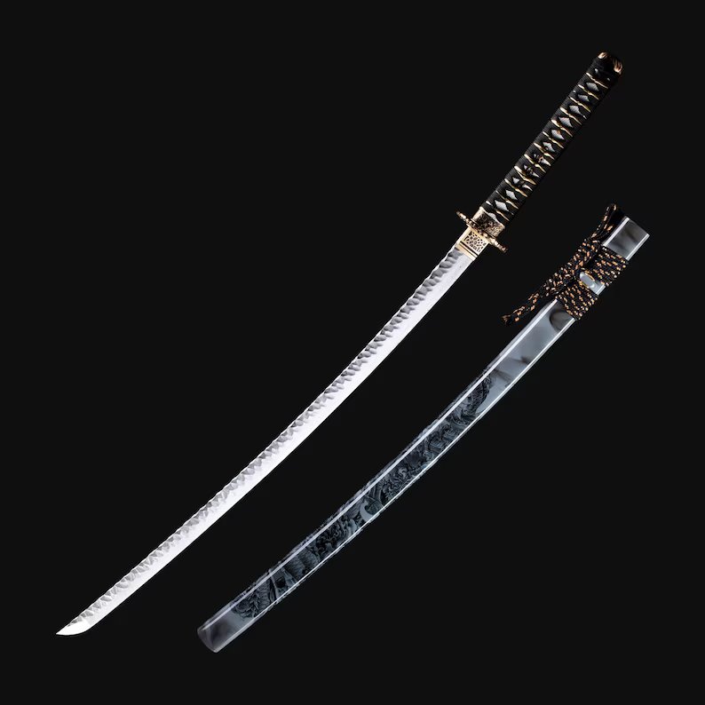 Katana Luna Ombra - tsuba e finiture