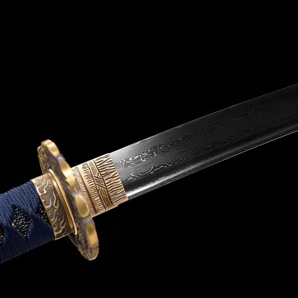 Katana Shimokaminari - tsuba e finiture