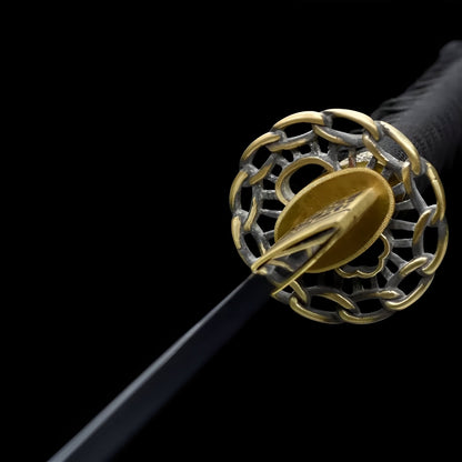 Wakizashi Shinku (Acciaio Damasco) - dettaglio aggiuntivo