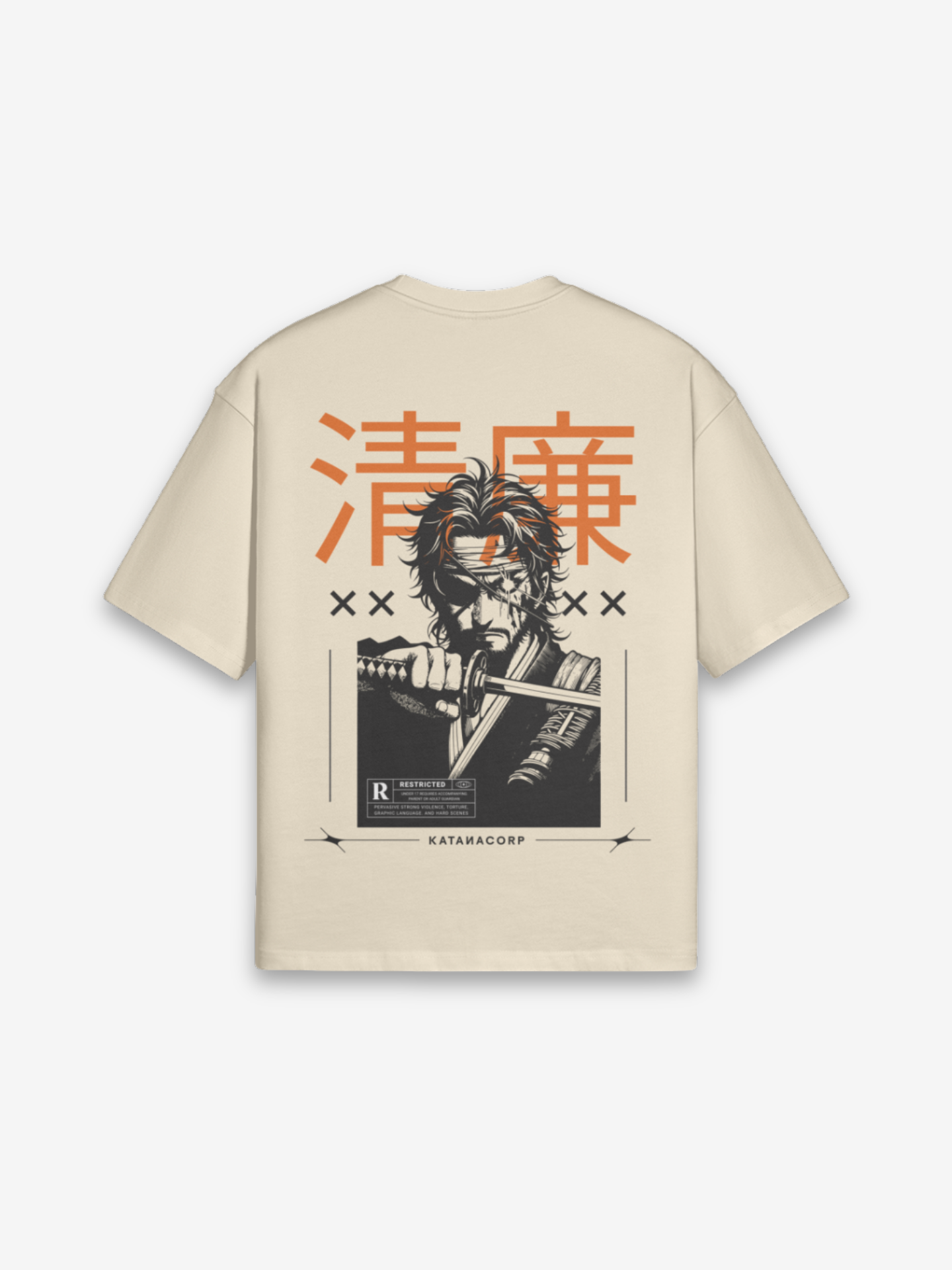 T-Shirt Samurai - fronte