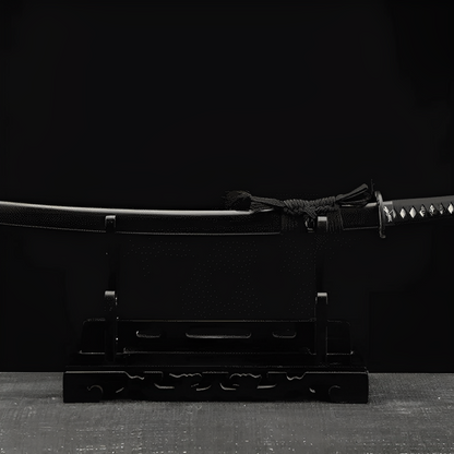 Katana Tombo (Acciaio Damasco & Hamon Autentico) - dettaglio aggiuntivo