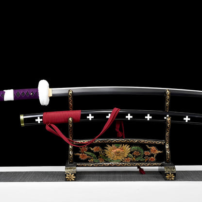 Katana Trafalgar Law (One Piece) - set completo in esposizione