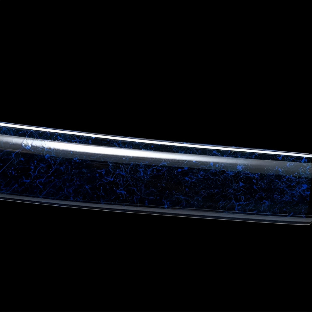 Wakizashi Aonami (Acciaio T10) - set completo in esposizione