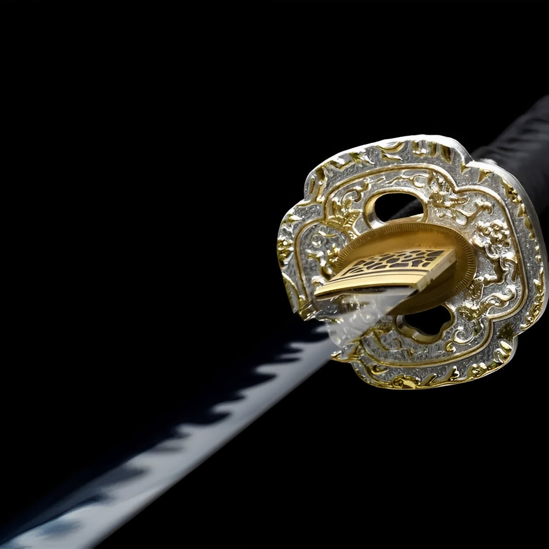 Wakizashi Aonami (Acciaio T10) - dettaglio