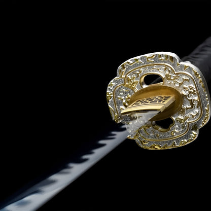 Wakizashi Aonami (Acciaio T10) - dettaglio