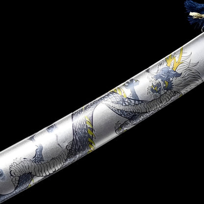 Wakizashi Tsukihana (Acciaio T10) - dettaglio della lama