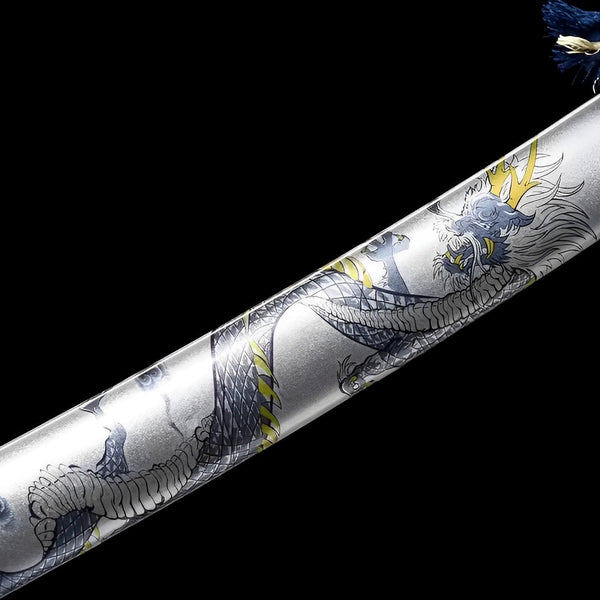 Wakizashi Tsukihana (Acciaio T10) - dettaglio della lama
